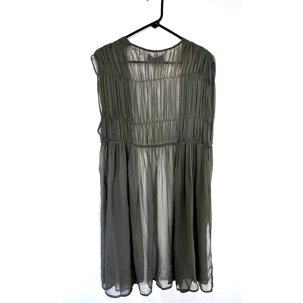 Anthropologie Sheer Pleated Cover-Up - Picture 2 of 5
